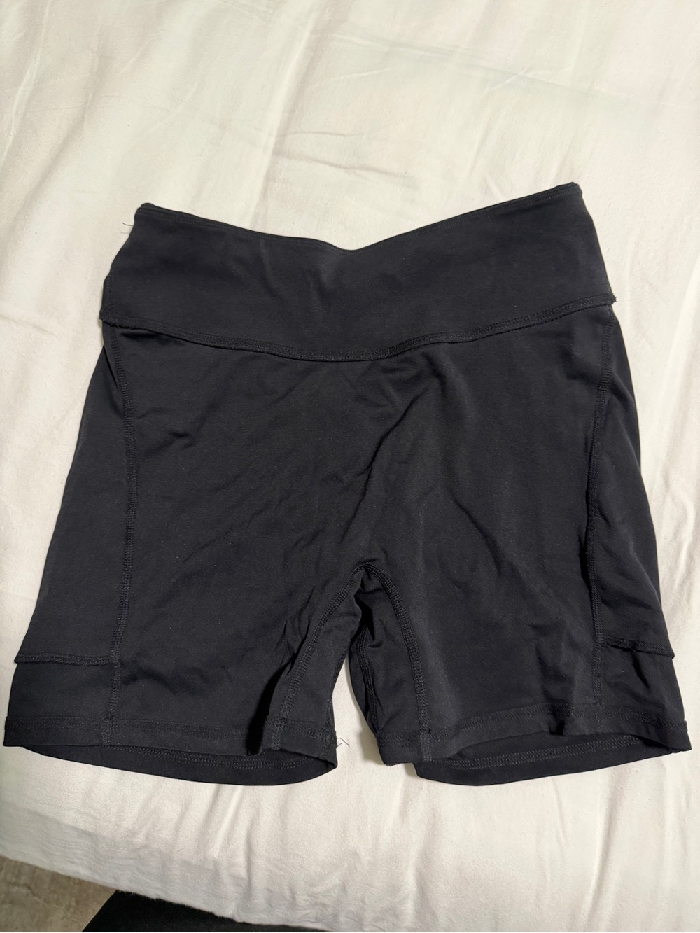 Amazon Black High-Waist Performance Bike Shorts